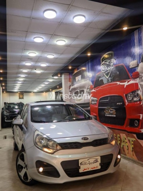 Kia Rio 2014 Silver Automatic Used for Sale in El Mahalla - 5