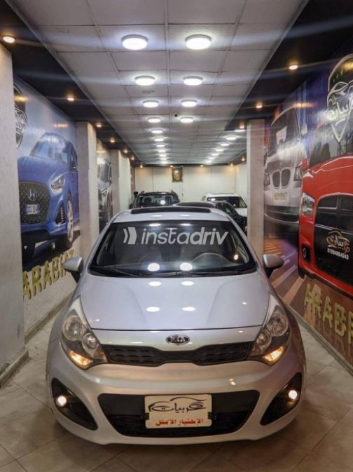Kia Rio 2014 Silver Automatic Used for Sale in El Mahalla - 7