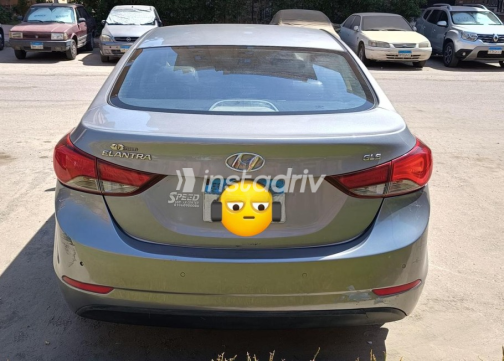 Hyundai Elantra MD 2015 Dark Gray Automatic Used for Sale in Nasr city - 4