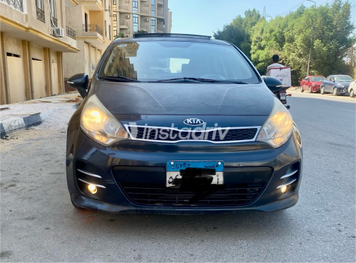 Kia Rio 2015 White Automatic Used for Sale in Greater Cairo ( Cairo + Giza) - 9