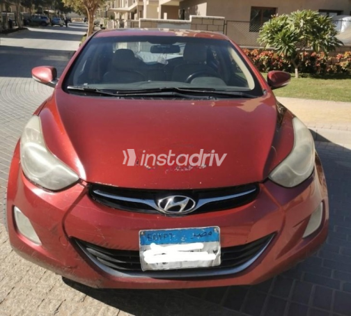 Hyundai Elantra 2013 Dark Red Automatic Used for Sale in Alexandria - 2