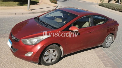 Hyundai Elantra 2013 Dark Red Automatic Used for Sale in Alexandria - 4
