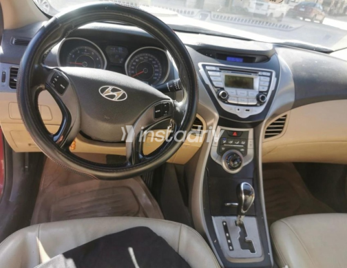 Hyundai Elantra 2013 Dark Red Automatic Used for Sale in Alexandria - 7