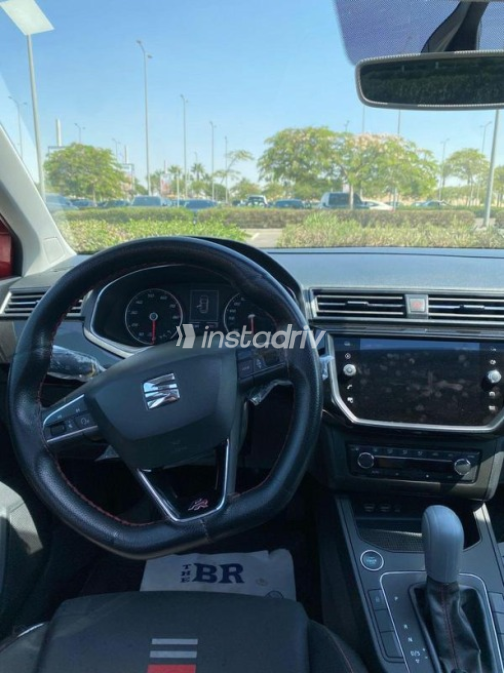 Seat Ibiza 2018 Dark Red Automatic Used for Sale in Cairo - 3