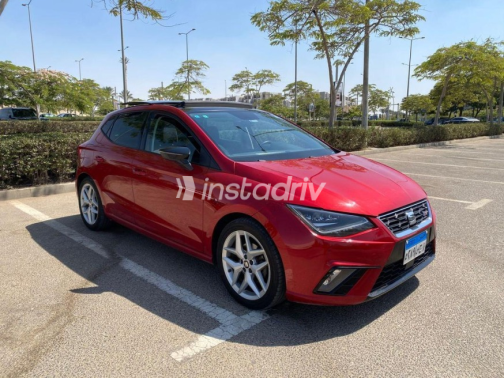 Seat Ibiza 2018 Dark Red Automatic Used for Sale in Cairo - 5