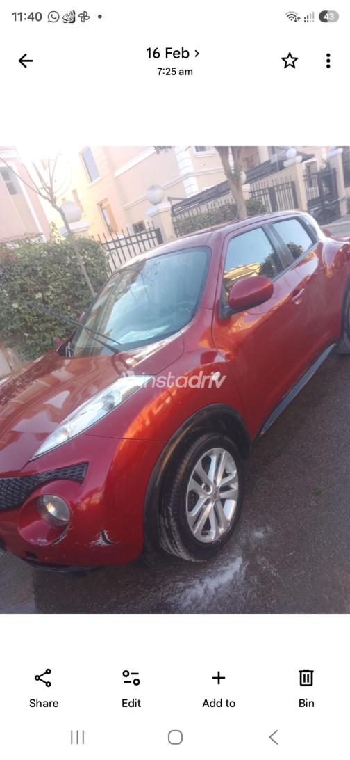 Nissan Juke 2014 Red Automatic Used for Sale in Greater Cairo ( Cairo + Giza) - 2