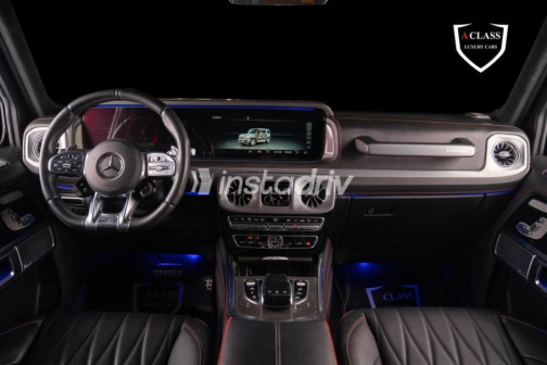 مرسيدس G Class 2023 أسود أوتوماتيك مستعملة للبيع في مدينة الشيخ زايد - 9