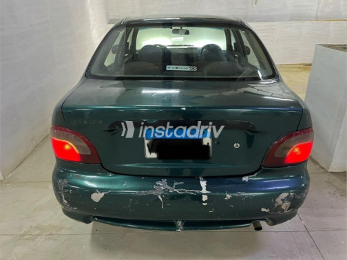 Hyundai Accent 2002 Dark Green Manual Used for Sale in Shobra - 3