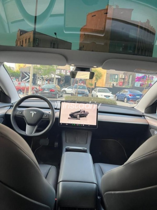 Tesla Model 3 2023 Gray Automatic Used for Sale in Sheikh Zayed City - 8