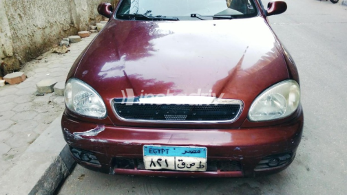Chevrolet Lanos 2015 Dark Red Manual Used for Sale in Greater Cairo ( Cairo + Giza) - 1