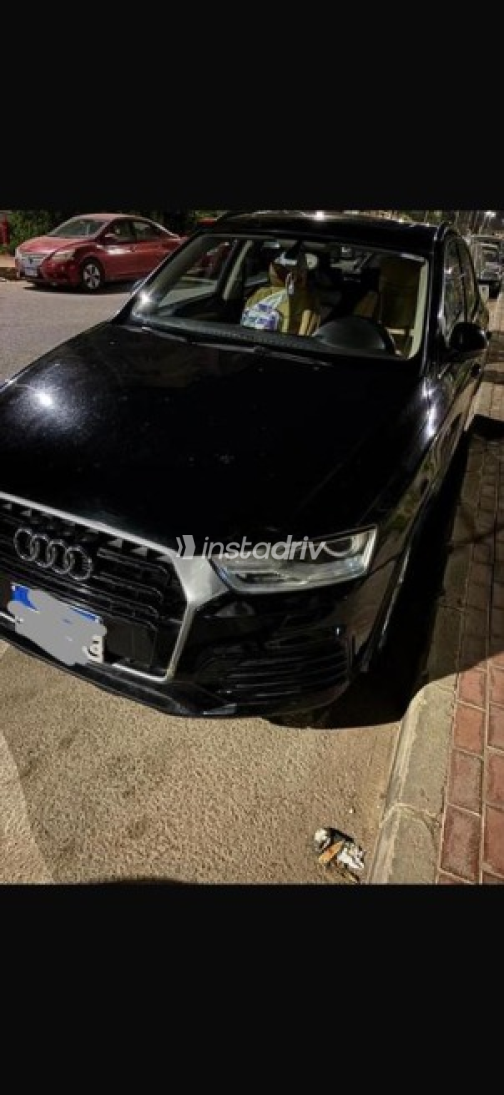 Audi Q3 2015 Black Automatic Used for Sale in Hadayek October - 3