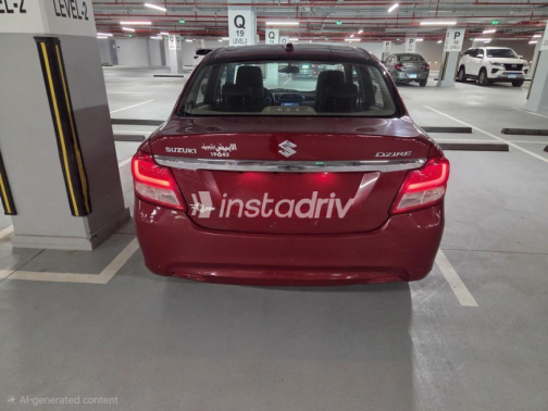 Suzuki Swift Dzire 2022 Red Manual Used for Sale in Giza - 1