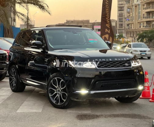 Land Rover Range Rover Sport 2020 Black Automatic Used for Sale in Heliopolis - 2