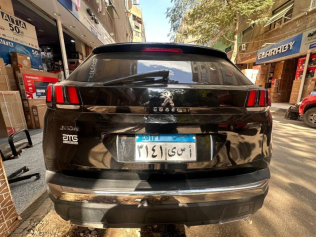 Peugeot 3008 2019 Black Automatic Used for Sale in Cairo