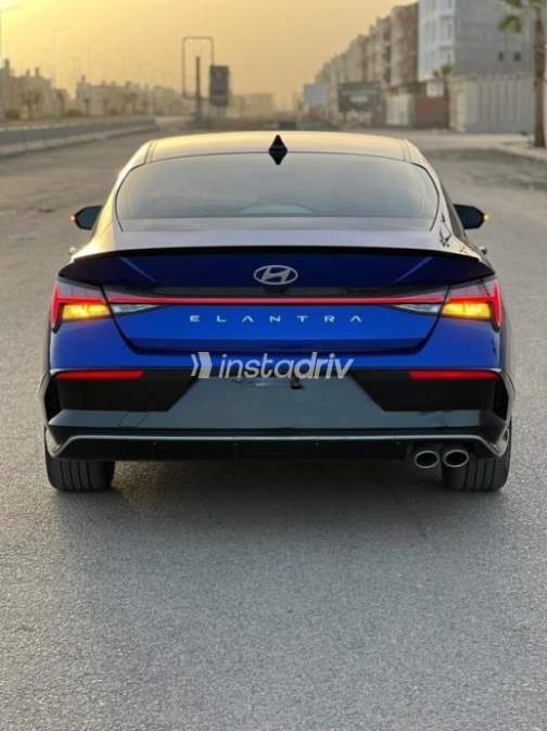 Hyundai Elantra CN7 2024 Blue Automatic Used for Sale in El Senbellawein - 2