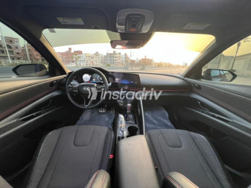 Hyundai Elantra CN7 2024 Blue Automatic Used for Sale in El Senbellawein - 5