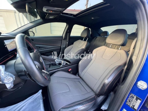 Hyundai Elantra CN7 2024 Blue Automatic Used for Sale in El Senbellawein - 8