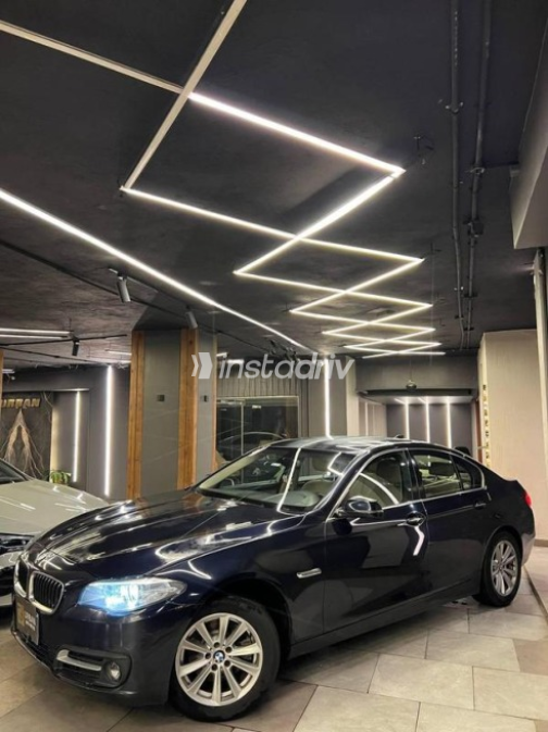 BMW 520 2014 Blue Automatic Used for Sale in Cairo - 3