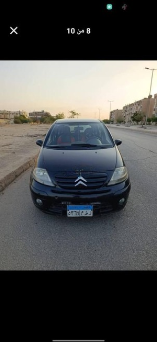 سيتروين C3 2008 أسود أوتوماتيك مستعملة للبيع في العاشر من رمضان