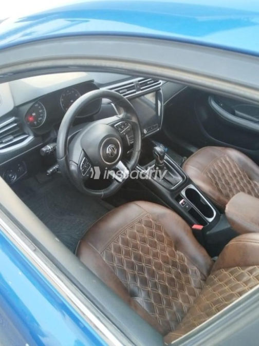 MG 5 2021 Blue Automatic Used for Sale in Sheikh Zayed City - 2