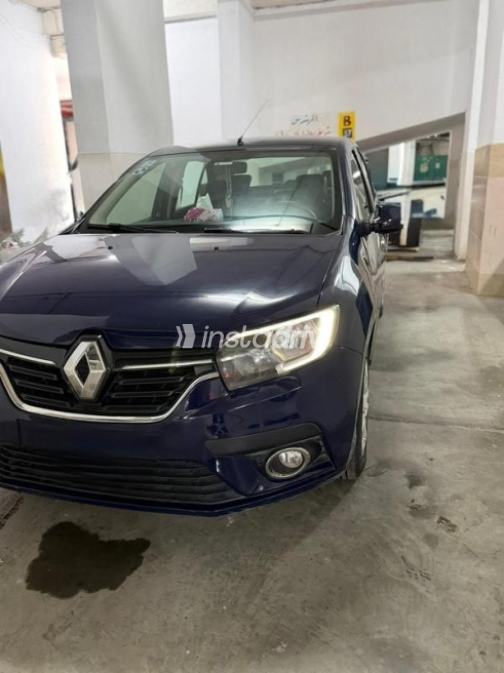 Renault Logan 2019 Dark Blue Automatic Used for Sale in Alexandria - 2