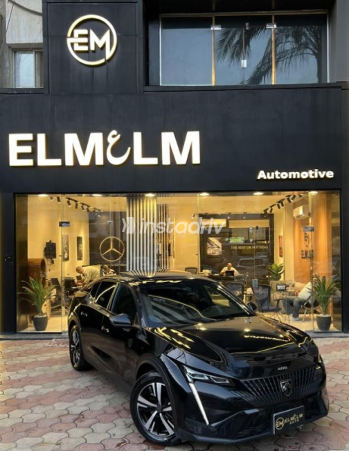 Peugeot 408 2024 Black Automatic Used for Sale in Cairo - 2
