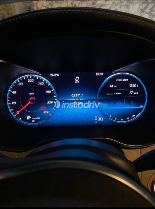 Mercedes C 180 2019 Green Automatic Used for Sale in Greater Cairo ( Cairo + Giza) - 8