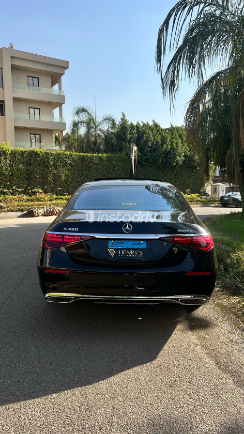 Mercedes S 450 2023 Black Automatic Used for Sale in Greater Cairo ( Cairo + Giza) - 4