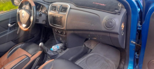 Renault Sandero Step Way 2015 Blue Manual Used for Sale in Faiyum