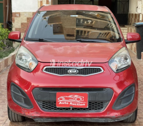 Kia Picanto 2014 Red Automatic Used for Sale in Cairo - 1