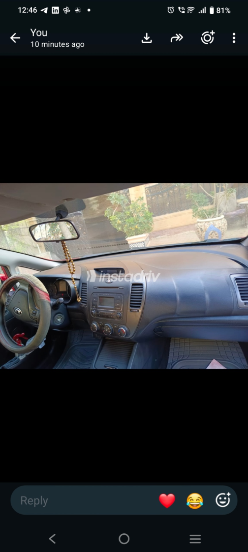 Kia Cerato 2017 Red Automatic Used for Sale in Greater Cairo ( Cairo + Giza) - 6