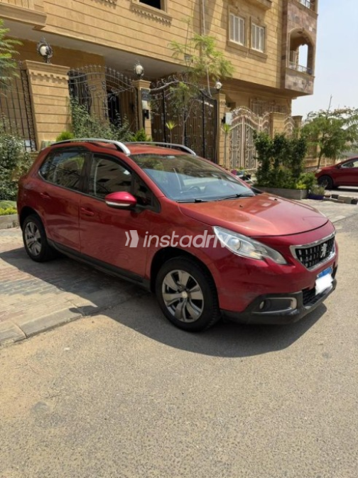 Peugeot 2008 2017 Dark Red Automatic Used for Sale in Cairo - 3