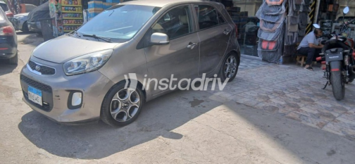 Kia Picanto 2015 Beige Automatic Used for Sale in Nasr city - 2