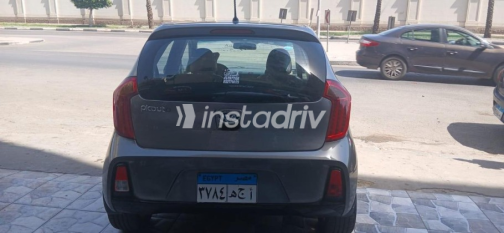 Kia Picanto 2015 Beige Automatic Used for Sale in Nasr city - 6