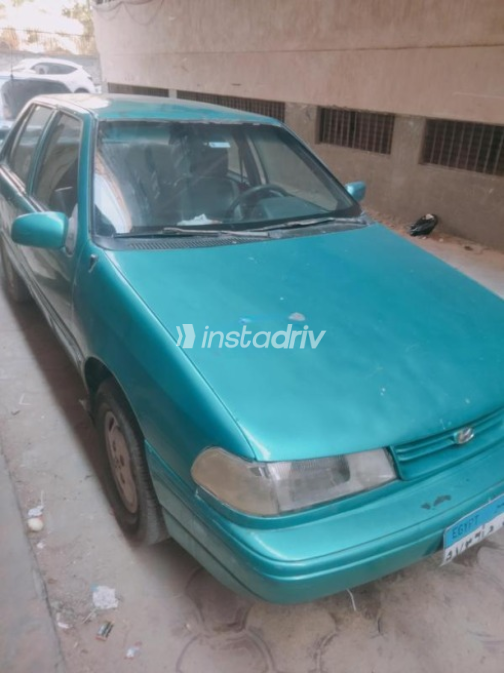 Hyundai Excel 1995 Dark Blue Manual Used for Sale in Faiyum - 3