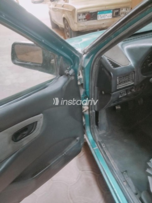 Hyundai Excel 1995 Dark Blue Manual Used for Sale in Faiyum - 10