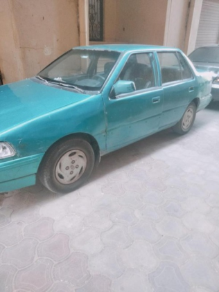 Hyundai Excel 1995 Dark Blue Manual Used for Sale in Faiyum