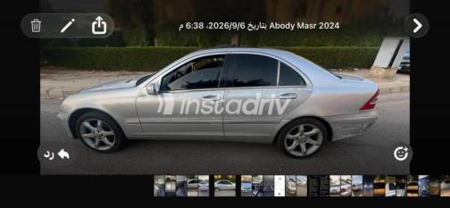 مرسيدس 200 2007 فضي أوتوماتيك مستعملة للبيع في القاهرة - 7