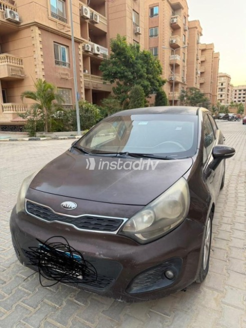 Kia Rio 2013 Mocha Automatic Used for Sale in Cairo - 1