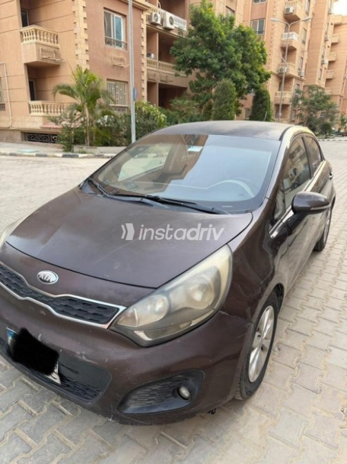 Kia Rio 2013 Mocha Automatic Used for Sale in Cairo - 3