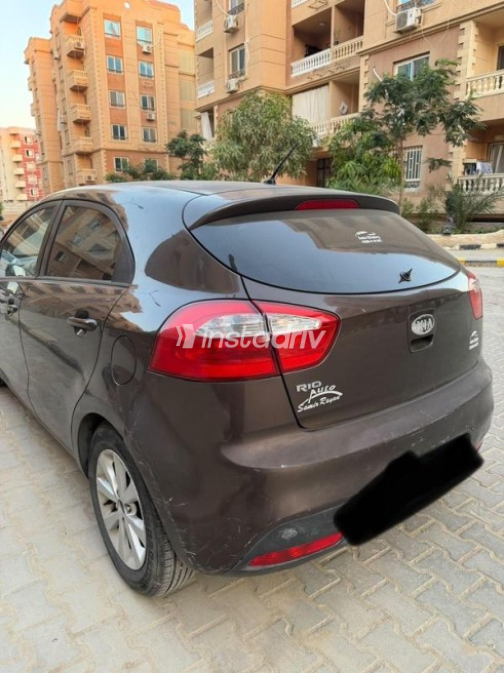 Kia Rio 2013 Mocha Automatic Used for Sale in Cairo - 5