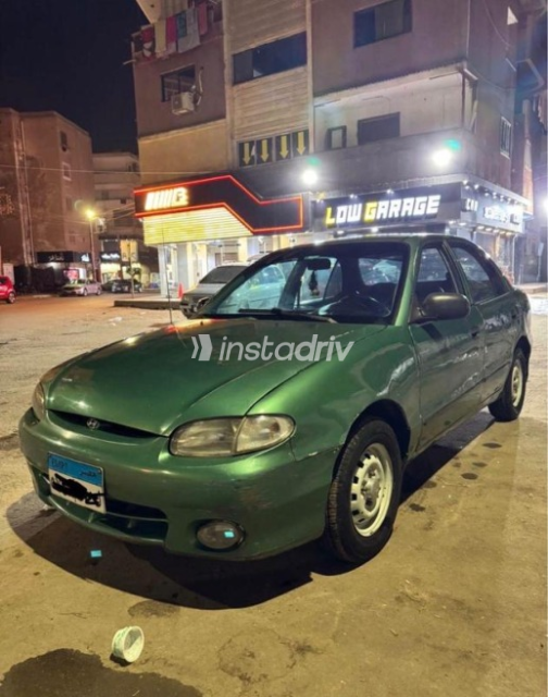 Hyundai Accent 2000 Green Manual Used for Sale in Kafr el-Sheikh - 1
