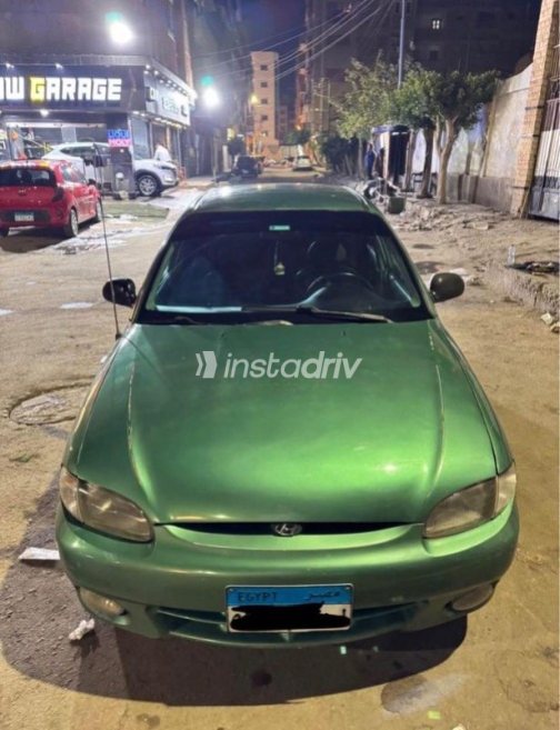 Hyundai Accent 2000 Green Manual Used for Sale in Kafr el-Sheikh - 4