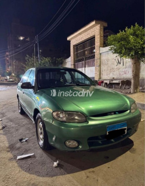 Hyundai Accent 2000 Green Manual Used for Sale in Kafr el-Sheikh - 5