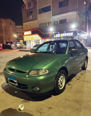 Hyundai Accent 2000 Green Manual Used for Sale in Kafr el-Sheikh