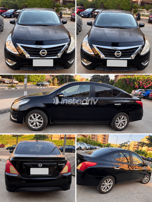 Nissan Sunny 2016 Black Automatic Used for Sale in Greater Cairo ( Cairo + Giza) - 1