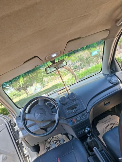 Chevrolet Aveo 2009 Gray Manual Used for Sale in Helwan - 4