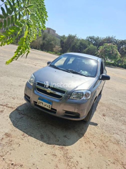 Chevrolet Aveo 2009 Gray Manual Used for Sale in Helwan - 7