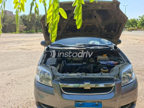 Chevrolet Aveo 2009 Gray Manual Used for Sale in Helwan - 8