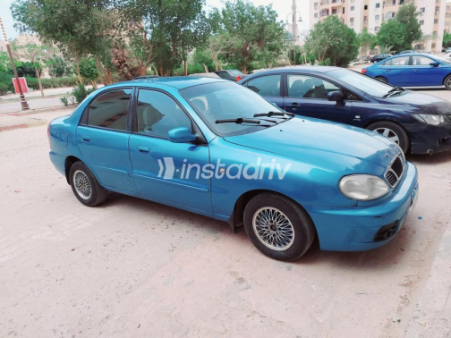 دايو لانوس 2 2003 أزرق يدوي مستعملة للبيع في المنيا‎ - 5